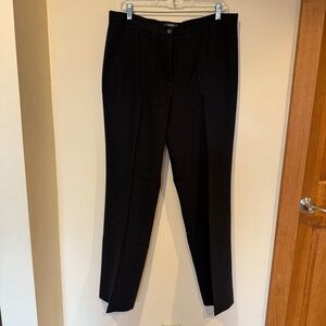 Zanella tropical wool pants - black - size 12